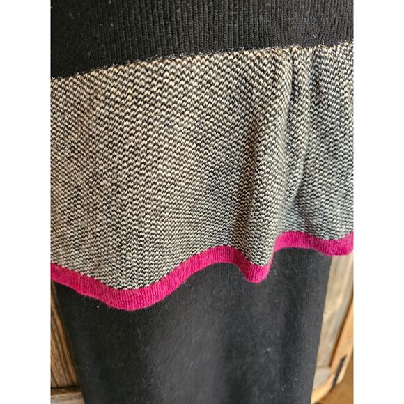 Anthropologie Sparrow Serena Peplum Wool Cashmere Blend Sweater Dress angora XS - Picture 7 of 9